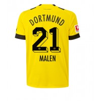 Dres Borussia Dortmund Donyell Malen #21 Domaci 2022-23 Kratak Rukav